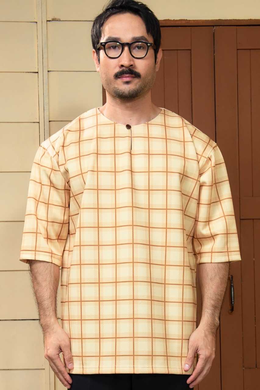Kurta Arjuna in Champagne