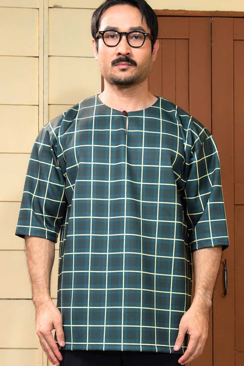Kurta Arjuna in Imperial Green