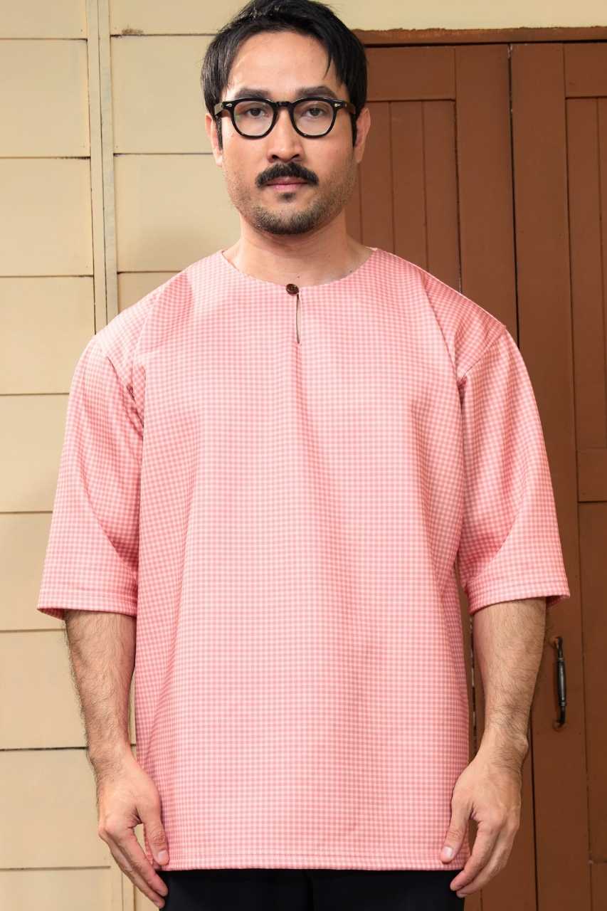 Kurta Lekir in Creamy Pink