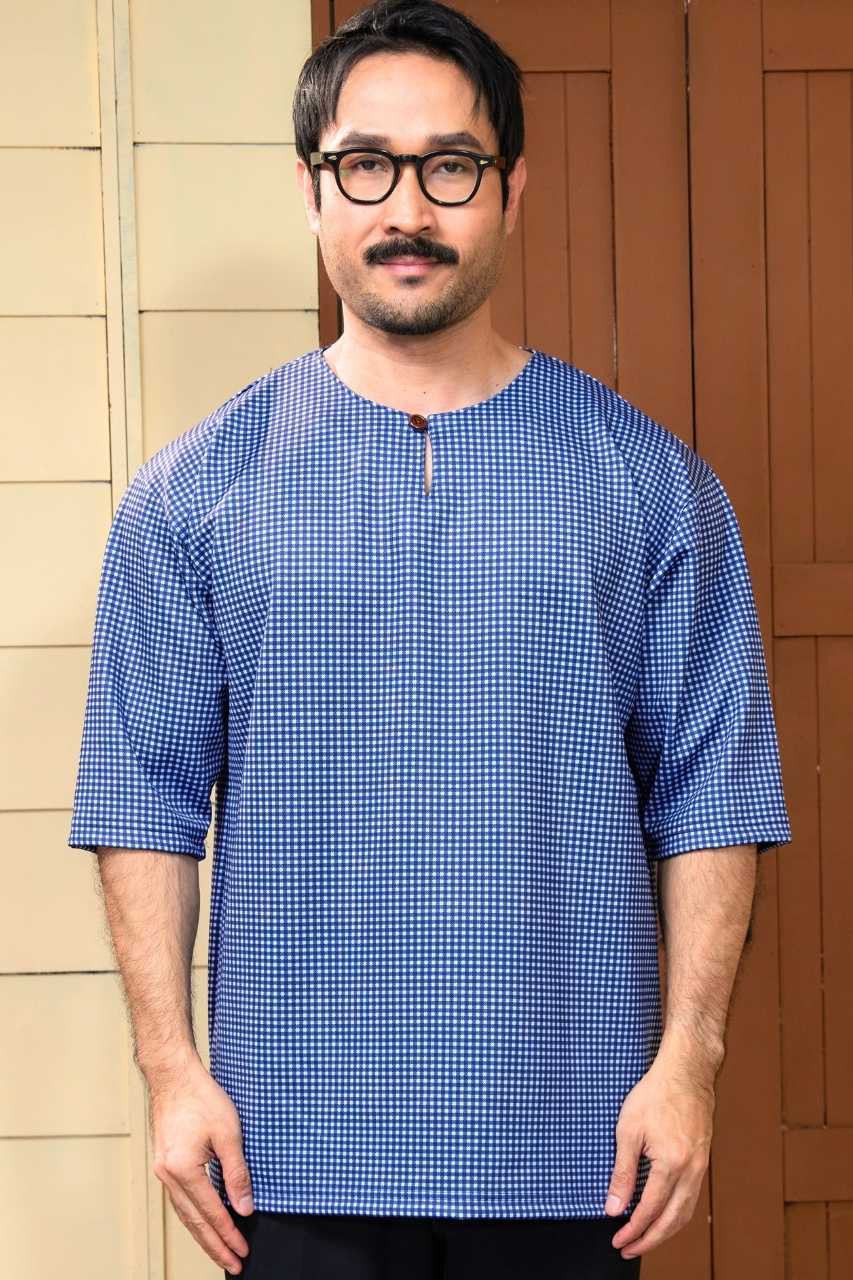 Kurta Lekir in Navy Blue